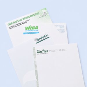 Briefpapier laten drukken in eigen huisstijl