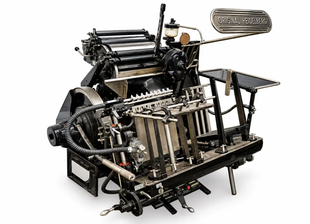 Vintage Heidelberg Drukpers