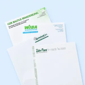 Briefpapier laten drukken in eigen huisstijl