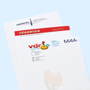 Geprint briefpapier in eigen huisstijl vanaf kleine oplages