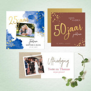 Uitnodigingskaarten | ongevouwen