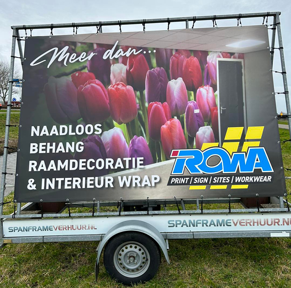Spanframe verhuur