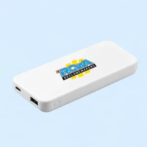 Gepersonaliseerde powerbank met logo of tekst